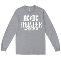 Heather Grey the thunderstruck Long Sleeve Tee - linhVisuals