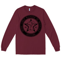 Burgundy some girls wander by mistake Long Sleeve Tee - linhVisuals