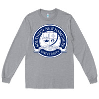 Heather Grey Southern New Hampshire University Long Sleeve Tee - linhVisuals