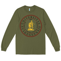 Army Green Tuskegee University Long Sleeve Tee - linhVisuals