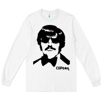 White tony clifton Long Sleeve Tee - linhVisuals