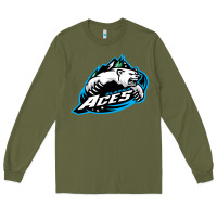 Army Green the-alaska-aces-merch Long Sleeve Tee - linhVisuals