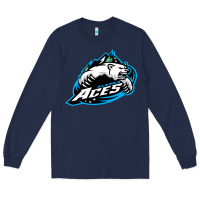 Navy the-alaska-aces-merch Long Sleeve Tee - linhVisuals