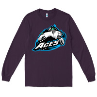 Plum the-alaska-aces-merch Long Sleeve Tee - linhVisuals