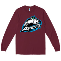 Burgundy the-alaska-aces-merch Long Sleeve Tee - linhVisuals