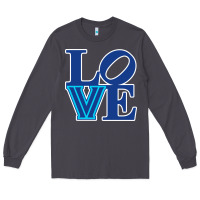 Smoke villanova love Long Sleeve Tee - linhVisuals
