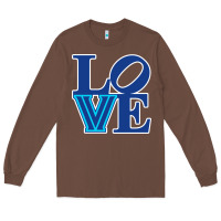 Chestnut villanova love Long Sleeve Tee - linhVisuals