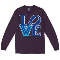 Plum villanova love Long Sleeve Tee - linhVisuals