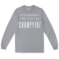 Heather Grey pittsburgh city of champyinz steel city Long Sleeve Tee - linhVisuals