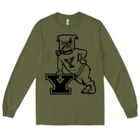 Army Green yale vintage Long Sleeve Tee - linhVisuals