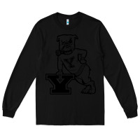 Black yale vintage Long Sleeve Tee - linhVisuals