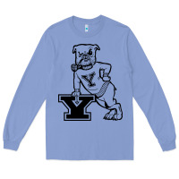 Colony Blue yale vintage Long Sleeve Tee - linhVisuals