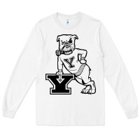 White yale vintage Long Sleeve Tee - linhVisuals
