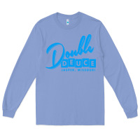 Colony Blue double deuce bar Long Sleeve Tee - linhVisuals