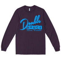 Plum double deuce bar Long Sleeve Tee - linhVisuals