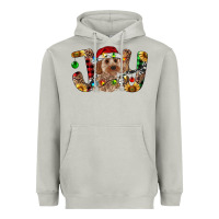 Moon Dust Cockapoo Christmas Joy Heavyweight Hoodie - RanaPortraitStore