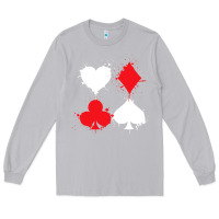 Moon Dust playing cards poker heart spade club Long Sleeve Tee - linhVisuals