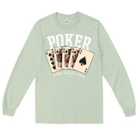 Matcha poker all in royal flush lucky casino Long Sleeve Tee - linhVisuals
