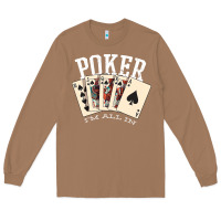 Toasted Coconut poker all in royal flush lucky casino Long Sleeve Tee - linhVisuals