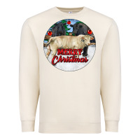 Sandshell Merry Christmas Charolais Bull Premium Sweatshirt - RanaPortraitStore