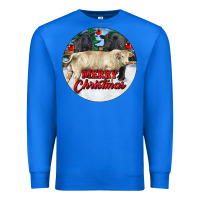 True Royal Merry Christmas Charolais Bull Premium Sweatshirt - RanaPortraitStore
