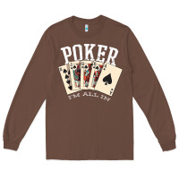 Chestnut poker all in royal flush lucky casino Long Sleeve Tee - linhVisuals
