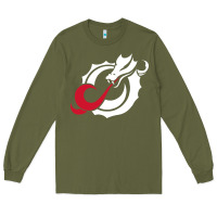 Army Green MSUM Dragons, Gear Long Sleeve Tee - linhVisuals