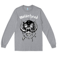 Heather Grey MUSIC ROCK Long Sleeve Tee - linhVisuals