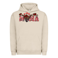 Pigment French Oak valentine's day mama black highland cow Urban Hoodie - RanaPortraitStore
