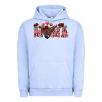 Pigment Grape Ice valentine's day mama black highland cow Urban Hoodie - RanaPortraitStore