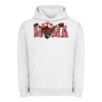 Pigment Lunar Rock valentine's day mama black highland cow Urban Hoodie - RanaPortraitStore