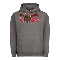Pigment Tornado valentine's day mama black highland cow Urban Hoodie - RanaPortraitStore