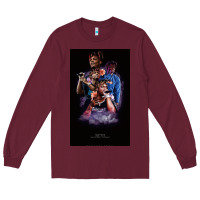 Burgundy rap music juice Long Sleeve Tee - linhVisuals