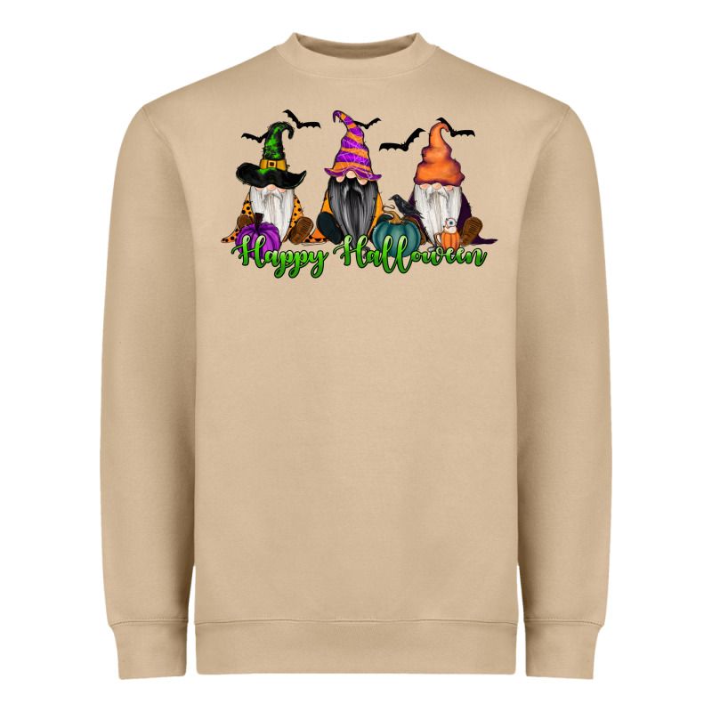 Happy Halloween Gnome Pumpkin Heavyweight Sweatshirt by RanaPortraitStore | Teevron