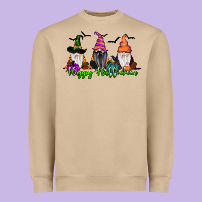 Happy Halloween Gnome Pumpkin Heavyweight Sweatshirt Designed By Ranaportraitstore