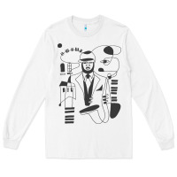White gregory porter jazz music Long Sleeve Tee - linhVisuals