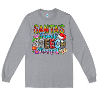 Heather Grey festive speech therapist tribute Long Sleeve Tee - CowhideDigitalArt