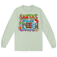 Matcha festive speech therapist tribute Long Sleeve Tee - CowhideDigitalArt