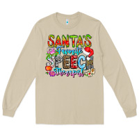 Mushroom festive speech therapist tribute Long Sleeve Tee - CowhideDigitalArt