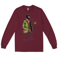Burgundy gregory porter jazz music Long Sleeve Tee - linhVisuals
