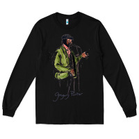 Black gregory porter jazz music Long Sleeve Tee - linhVisuals