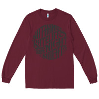 Burgundy nathaniel rateliff müsïc Long Sleeve Tee - linhVisuals