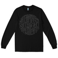 Black nathaniel rateliff müsïc Long Sleeve Tee - linhVisuals