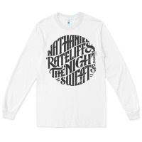White nathaniel rateliff müsïc Long Sleeve Tee - linhVisuals