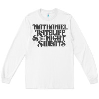 White nathaniel rateliff müsïc Long Sleeve Tee - linhVisuals