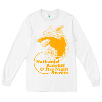 White nathaniel rateliff müsïc Long Sleeve Tee - linhVisuals