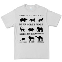 Dove Grey Anımals Of The World Premium Tee - Bettercallsaul