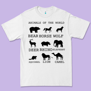 Anımals Of The World Premium Tee Designed By Bettercallsaul