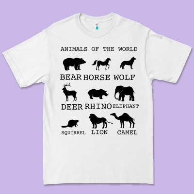 Anımals Of The World Premium Tee Designed By Bettercallsaul
