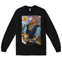 Black nathaniel rateliff müsïc Long Sleeve Tee - linhVisuals
